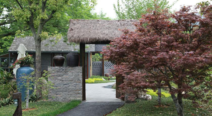 鄉村旅游規劃設計公司：熱土養生莊園旅游規劃之體現質樸風格的園林小品