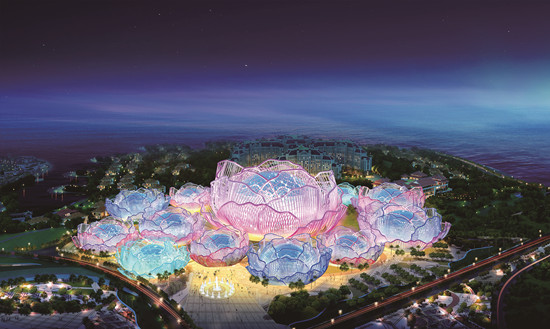 度假綜合體項目旅游規劃院：?；◢u國際會議城夜景旅游規劃