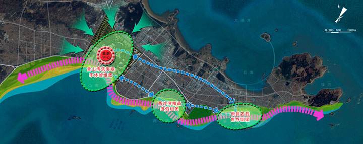 度假綜合體項目旅游規劃設計公司:中國惠安海洋生態文化旅游城旅游規劃空間結構