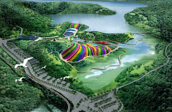 山地旅游規劃院：濕地花園旅游規劃效果圖