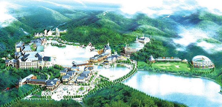 山地旅游規劃院：茵特拉根小鎮旅游規劃效果圖