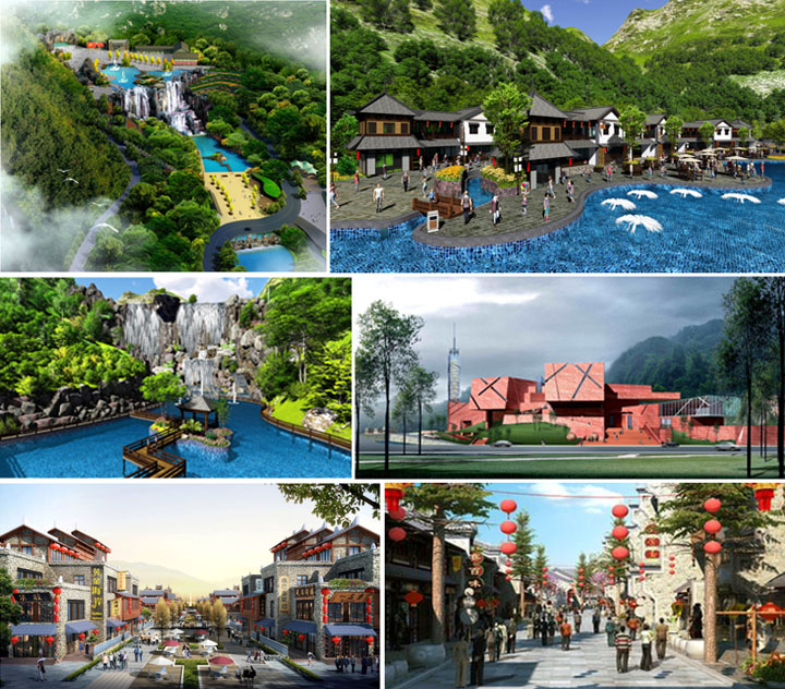 河北狼牙山國際山地旅游度假區南一門組團旅游規劃意向圖