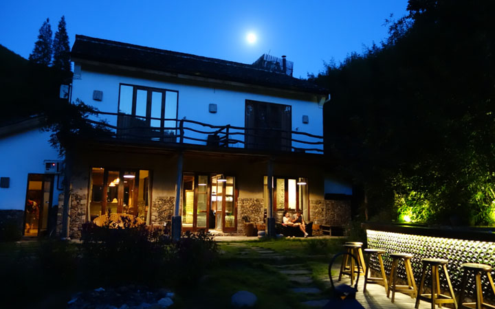 德清莫干山西坡山鄉度假村旅游項目規劃夜景