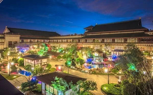 旅游規劃院:天津恒大世博中心室外溫泉旅游規劃設計實景
