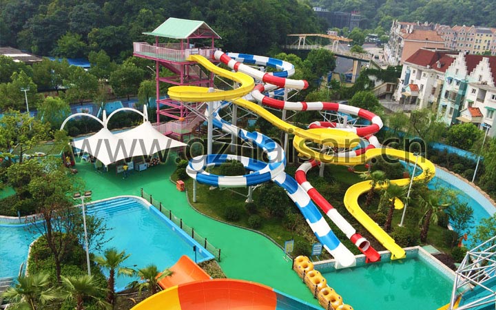 水主題公園項目旅游規劃設計公司:浙江杭州浪浪浪水公園螺旋滑道